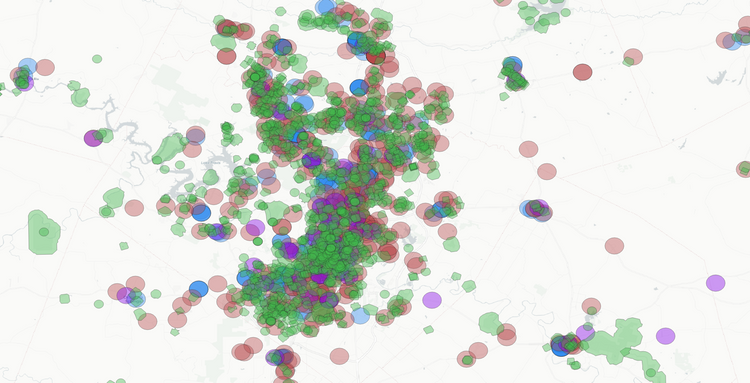 Proximity & overlay analysis for upstream site selection